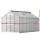 Greenfingers 3x2.5x2.26M Aluminium Greenhouse with Double Doors, UV-Resistant Panels, Ventilation, and Gutter System