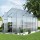 Greenfingers 3x2.5x2.26M Aluminium Greenhouse with Double Doors, UV-Resistant Panels, Ventilation, and Gutter System