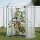 Green Fingers Mini Greenhouse 1.0x0.8x1.5M PE Cover, Steel Frame, Roll-Up Zipper Door, Weatherproof Plant Shelter