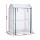 Green Fingers Mini Greenhouse 1.0x0.8x1.5M PE Cover, Steel Frame, Roll-Up Zipper Door, Weatherproof Plant Shelter