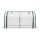 Green Fingers Mini Greenhouse 1.2x0.5x0.6m PE Cover, Zippered Roll-Up Door, Weather-Proof, Tear-Resistant,
