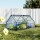 Green Fingers 1.8x0.9M Mini Greenhouse Raised Garden Bed with PVC Cover, Weatherproof, Easy Setup, 1-Year Warranty