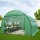 Greenfingers 4x3x2M Walk-In Tunnel Greenhouse with Durable PE Cover, Steel Frame, 8 Ventilated Windows, Easy Setup