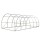 Greenfingers 6x3x2M Walk-In Greenhouse Tunnel | Durable PE Cover, Steel Frame, 12 Ventilation Windows, Roll-Up Door