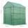 Green Fingers 1.4x1.55x2M Walk-In Greenhouse Tunnel, All-Weather PE Cover, 8 Shelves, Easy Setup, Steel Frame