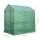 Green Fingers Walk-In Greenhouse 1.9x1.2M - Durable PVC, 4 Shelves, Roll-Up Door, Weather-Proof, Galvanised Steel Frame