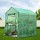 Green Fingers Walk-In Greenhouse 1.9x1.2M - Durable PVC, 4 Shelves, Roll-Up Door, Weather-Proof, Galvanised Steel Frame