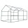 Greenfingers 3.5x2x2M Walk-In Greenhouse Tunnel - Sturdy Steel Frame, PE Cover, 6 Vent Windows, Easy Tool-Free Setup