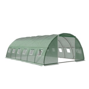 Greenfingers 6x4x2M Walk-in Greenhouse Tunnel | Durable PVC, Steel Frame | All-Weather, Pest-Proof Garden Dome