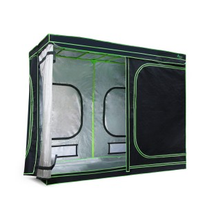 Greenfingers 240x120x200CM Grow Tent Kit - Strong Steel Frame, 600D Oxford, Mylar Lining, Easy Setup, Waterproof Floor