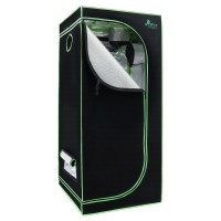 Greenfingers Hydroponics Grow Tent 70x70x160CM | 1680D Oxford Cloth | Sturdy Steel Frame | Indoor Plant Room System