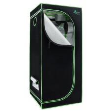 Greenfingers Hydroponics Grow Tent 70x70x160CM | 1680D Oxford Cloth | Sturdy Steel Frame | Indoor Plant Room System