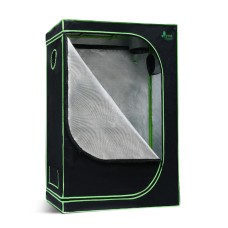 Greenfingers 90x50x160CM Hydroponic Grow Tent Kit – Durable 600D Oxford Fabric, Steel Frame, Easy Assembly, Ventilation