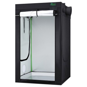 Green Fingers 120x120x200cm Hydroponics Grow Tent Kit - Indoor System with Steel Frame & 600D Oxford Fabric