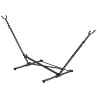 Gardeon Steel Hammock Bed Stand: Adjustable, Rust-Resistant 262-290cm Frame, Supports 150kg, Indoor/Outdoor Use