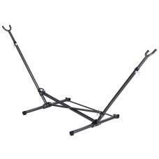 Gardeon Steel Hammock Bed Stand: Adjustable, Rust-Resistant 262-290cm Frame, Supports 150kg, Indoor/Outdoor Use