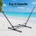 Gardeon Steel Hammock Bed Stand: Adjustable, Rust-Resistant 262-290cm Frame, Supports 150kg, Indoor/Outdoor Use