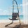 Gardeon Hammock Chair Set with Adjustable Steel Stand, Timber Rail, and Cotton-Poly Blend for Indoor/Outdoor Relaxation