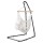 Gardeon Hammock Hanging Chair with Steel Stand, Cotton Rope, Adjustable Height, Indoor/Outdoor, 90kg Capacity, 114cm