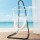 Gardeon Hammock Hanging Chair with Heavy Duty Steel Stand - Durable Cotton Blend, Adjustable Height, Indoor/Outdoor Use
