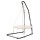 Gardeon Hammock Hanging Chair with Steel Stand – Durable Polyester Cotton, Adjustable Height, Indoor/Outdoor Use, 120kg Capacity