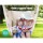 Gardeon Cream Hammock Chair - Outdoor/Indoor Hanging Seat with Timber Rail, 2 Cushions, 180kg Capacity, 100x45x145cm