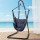 Gardeon Hammock Chair with Adjustable Steel Stand, Weather-Resistant Polyester Cotton, Indoor/Outdoor Relaxation Chair