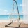 Gardeon Hammock Hanging Chair Set with Steel Stand, Polyester-Cotton Fabric, Adjustable Height, Indoor/Outdoor Use