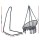 Gardeon Hammock Hanging Chair with Steel Stand, Handcrafted Tassels, Adjustable Height, Indoor/Outdoor, 120kg Capacity