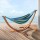 Gardeon Outdoor Timber Hammock with Wooden Stand, 2-Person, UV Resistant, 330cm Sky Blue Fabric, 200kg Capacity