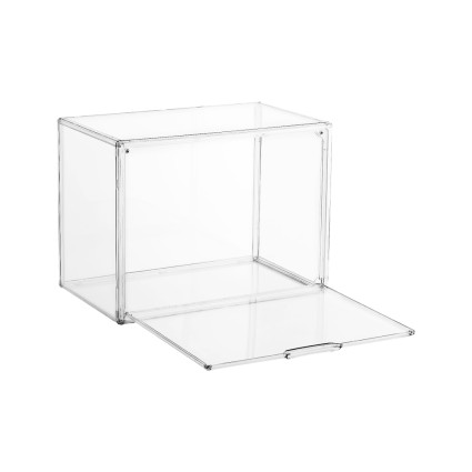 Artiss Clear Acrylic Display Case 36x22x27cm - Dustproof, UV-Resistant, Easy Assembly, Perfect for Collectibles & Gifts