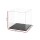 Artiss Clear Acrylic Display Case 30x30x30cm - Dustproof Protection Box with Premium Black Base for Collectibles & Toys