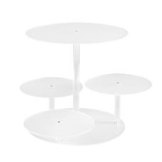 5-Star Chef 5-Tier Acrylic Cake Stand, 31cm Tall, Clear UV-Protected Display Holder for Wedding and Party Desserts 5-Star Chef 5-Tier Acrylic Cake Stand, 31cm Tall, Clear UV-Protected Display Holder for Wedding and Party Desserts