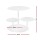 5-Star Chef 5-Tier Acrylic Cake Stand, 31cm Tall, Clear UV-Protected Display Holder for Wedding and Party Desserts