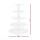 5-Star Chef 5-Tier Acrylic Cake Stand, 40cm Clear Display Holder, Detachable Layers, UV-Protected, Stable Base