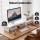 Artiss 2-in-1 Monitor Stand and 3-Tier Desk Organiser PVC Desktop Riser Holds 20kg for Office Gaming
