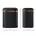 Devanti 38L Motion Sensor Bin - Black Steel, Fingerprint-Resistant, Noise-Free, Hands-Free, with Odour Control