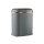 Devanti 38L Motion Sensor Rubbish Bin - Grey Steel, Fingerprint-Resistant, Hands-Free, Noise-Free, Soft Close