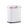 Devanti 38L Motion Sensor Bin, White Steel, Hands-Free & Noise-Free, Fingerprint-Resistant, Soft Close, 1-Year Warranty