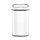 Devanti 58L Motion Sensor Bin - White Steel, Fingerprint-Resistant, Hands-Free, Soft Close, Noise & Odour-Free