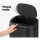Devanti 82L Motion Sensor Bin Black Stainless Steel, Automatic Hands-Free Rubbish Bin, Soft Close, Odour Control
