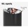 Devanti 82L Motion Sensor Bin Black Stainless Steel, Automatic Hands-Free Rubbish Bin, Soft Close, Odour Control