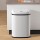 Devanti 82L Motion Sensor Rubbish Bin White Steel | Automatic Touchless Kitchen Trash Can, Soft Close, Hygienic