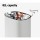 Devanti 82L Motion Sensor Rubbish Bin White Steel | Automatic Touchless Kitchen Trash Can, Soft Close, Hygienic
