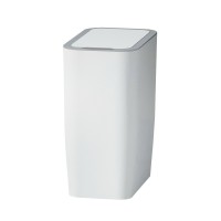 Devanti 9L Motion Sensor Bin, Hands-Free, Odour Lock, ABS Plastic, White, 15cm Range, Soft Close, Battery Operated