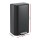 Cefito 40L Pedal Bin Steel Rubbish Can with Soft Close Lid Removable Inner Bucket Black Rectangular Bin