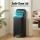 Cefito 40L Pedal Bin Steel Rubbish Can with Soft Close Lid Removable Inner Bucket Black Rectangular Bin