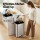 Cefito 40L Stainless Steel Pedal Bin with Soft Close Lid Removable Inner Bucket Rectangular Kitchen Rubbish Can