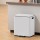 Cefito Pedal Bin, Carbon Steel, 40L Dual Compartment, White, 46x31x53cm, Anti-Rust, Soft Closing, Easy Clean