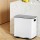 Cefito 40L Dual Compartment Pedal Bin, Carbon Steel, Soft Close, Anti-Rust, Waterproof, White, 2x20L Capacity